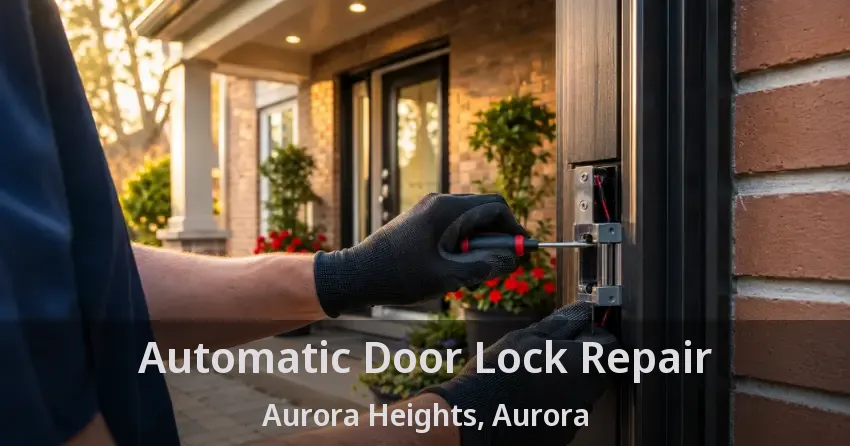 Automatic Door Lock Repair Aurora Heights, Aurora - ON