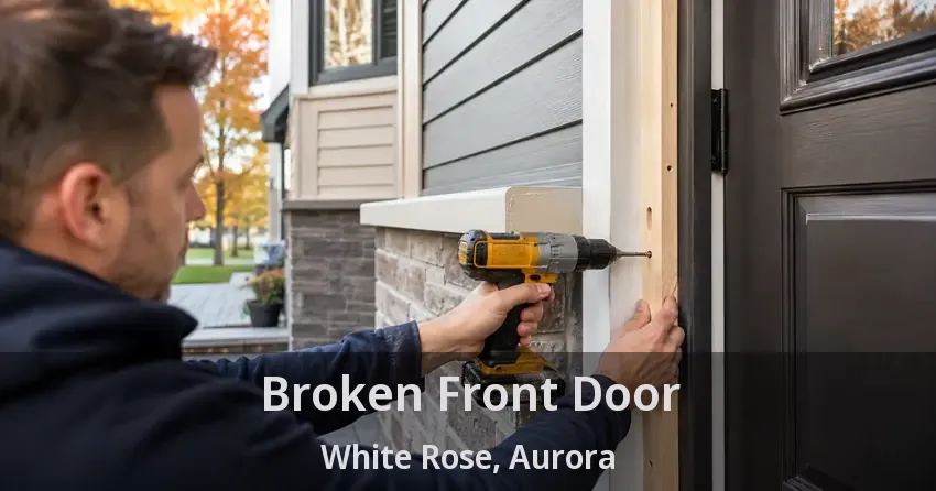 Broken Front Door White Rose, Aurora - ON