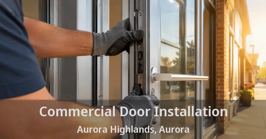Commercial Door Installation Aurora Highlands, Aurora - ON