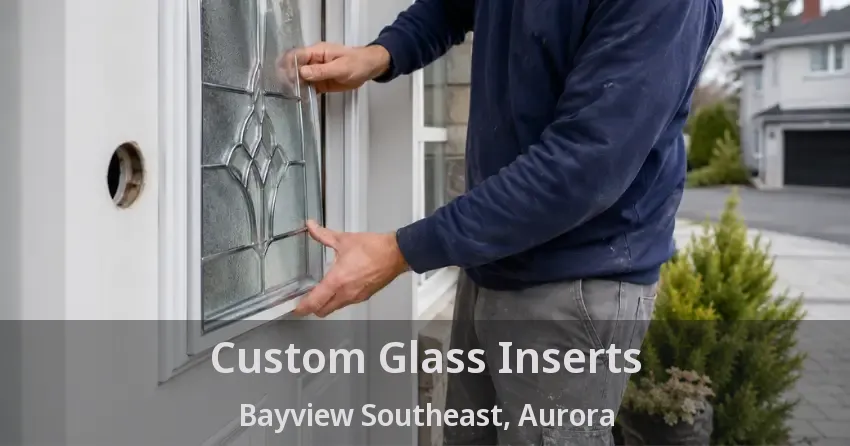 Custom Glass Inserts Bayview Southeast, Aurora - ON