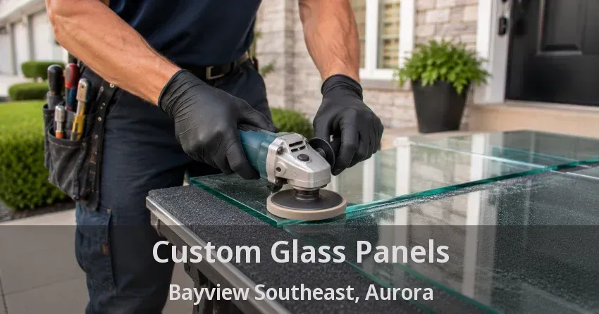 Custom Glass Panels Bayview Southeast, Aurora - ON