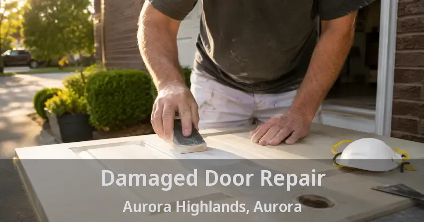 Damaged Door Repair Aurora Highlands, Aurora - ON