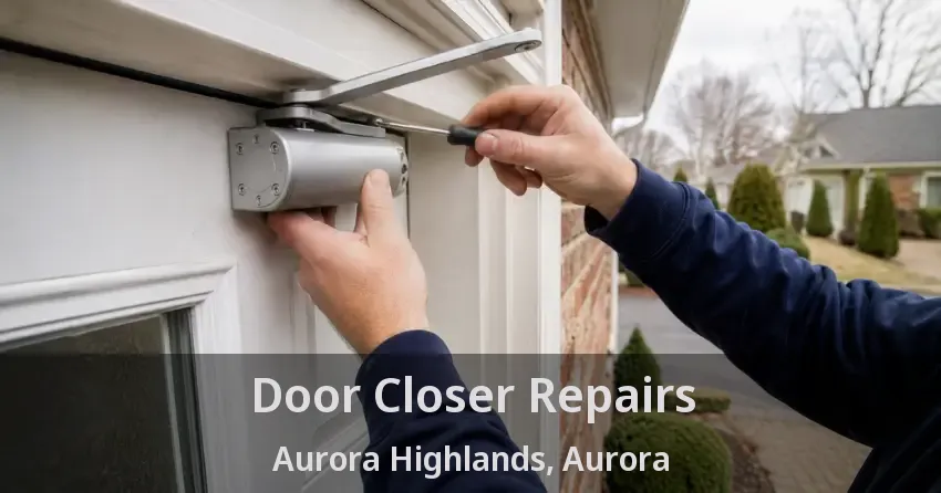 Door Closer Repairs Aurora Highlands, Aurora - ON