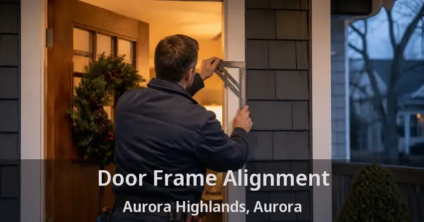 Door Frame Alignment Aurora Highlands, Aurora - ON
