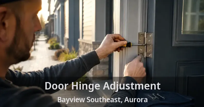 Door Hinge Adjustment Bayview Southeast, Aurora - ON