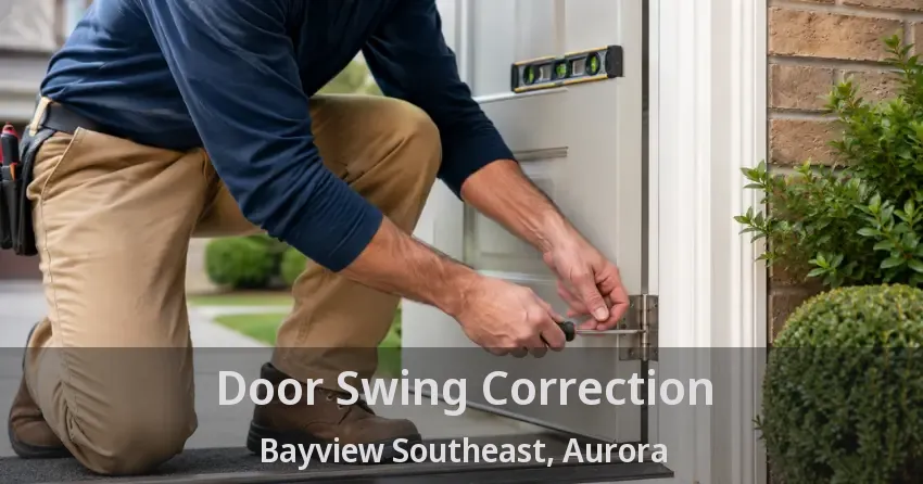 Door Swing Correction Bayview Southeast, Aurora - ON
