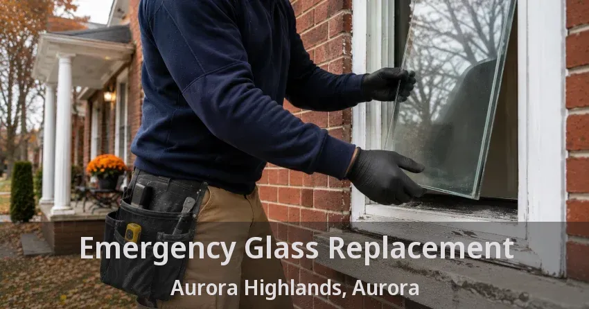 Emergency Glass Replacement Aurora Highlands, Aurora - ON
