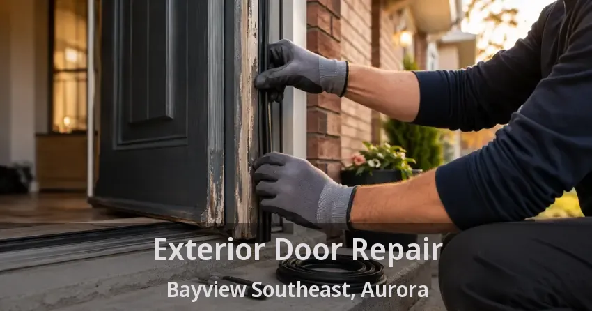 Exterior Door Repair Bayview Southeast, Aurora - ON