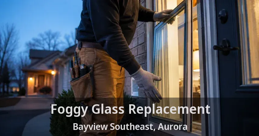 Foggy Glass Replacement Bayview Southeast, Aurora - ON
