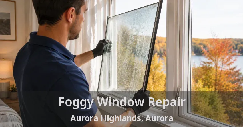 Foggy Window Repair Aurora Highlands, Aurora - ON