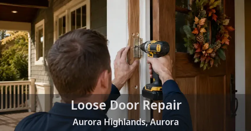Loose Door Repair Aurora Highlands, Aurora - ON