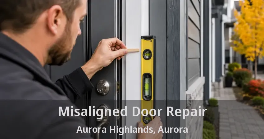 Misaligned Door Repair Aurora Highlands, Aurora - ON