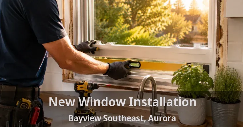 New Window Installation Bayview Southeast, Aurora - ON
