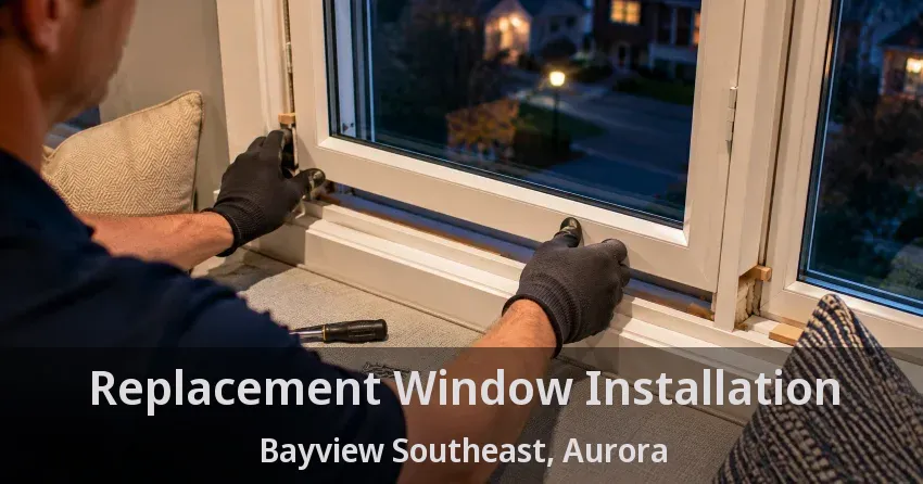 Replacement Window Installation Bayview Southeast, Aurora - ON
