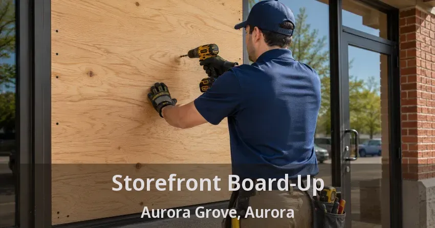 Storefront Board-Up Aurora Grove, Aurora - ON