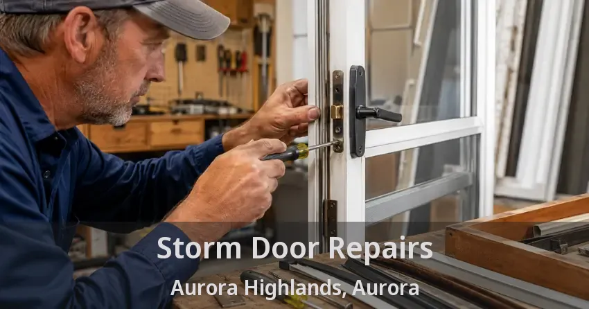 Storm Door Repairs Aurora Highlands, Aurora - ON
