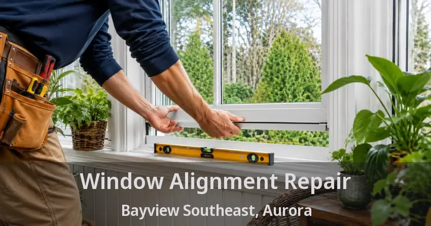 Window Alignment Repair Bayview Southeast, Aurora - ON