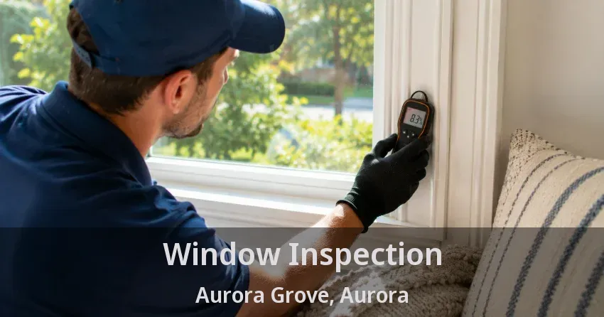 Window Inspection Aurora Grove, Aurora - ON