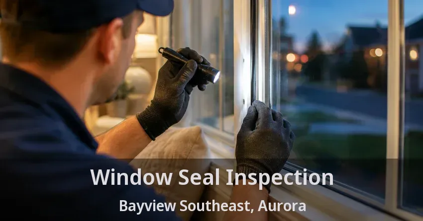 Window Seal Inspection Bayview Southeast, Aurora - ON