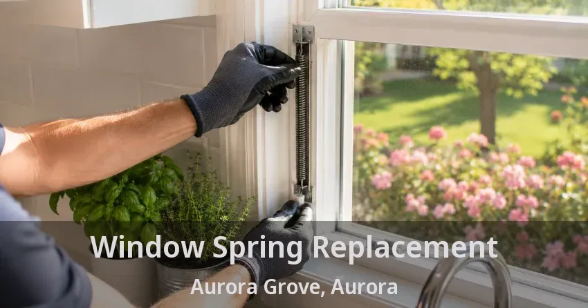 Window Spring Replacement Aurora Grove, Aurora - ON