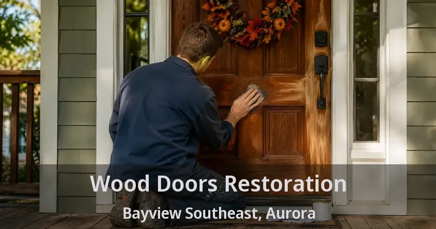 Wood Doors Restoration Bayview Southeast, Aurora - ON