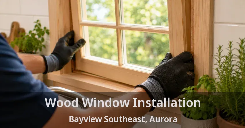 Wood Window Installation Bayview Southeast, Aurora - ON