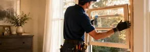 Wood Window Installation Cherry, Aurora